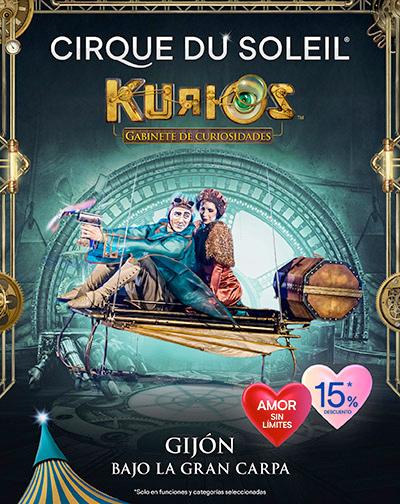 Cirque Du Soleil – Kurios – SAN VALENTÍN en Asturias | Entradas El Corte Inglés