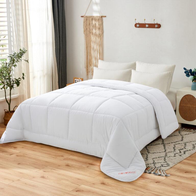 Novotextil – Relleno Nórdico Microfibra Blanco Hipoalergénico Edredón Gramaje 350g Tacto Pluma | Miravia