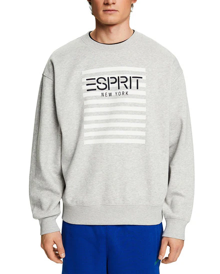 Sudadera cerrada de hombre con logo con viscosa · Esprit · El Corte Inglés