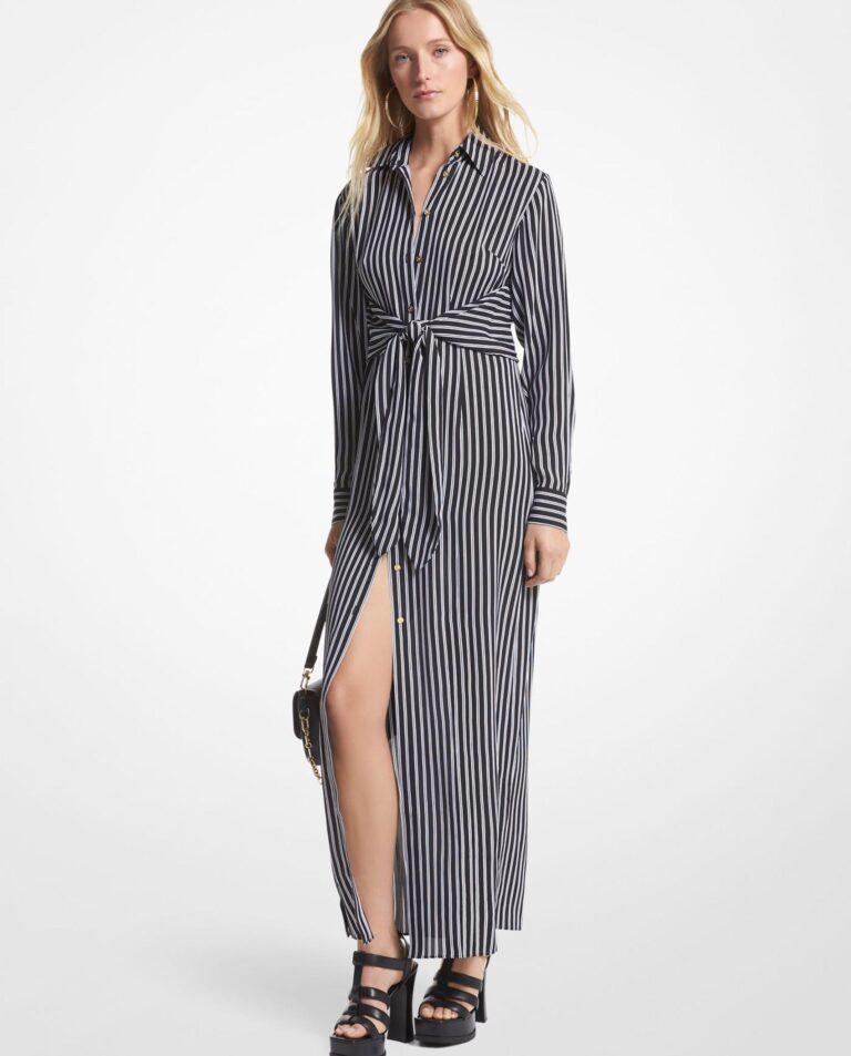 Vestido largo camisero de manga larga · Michael Michael Kors · El Corte Inglés