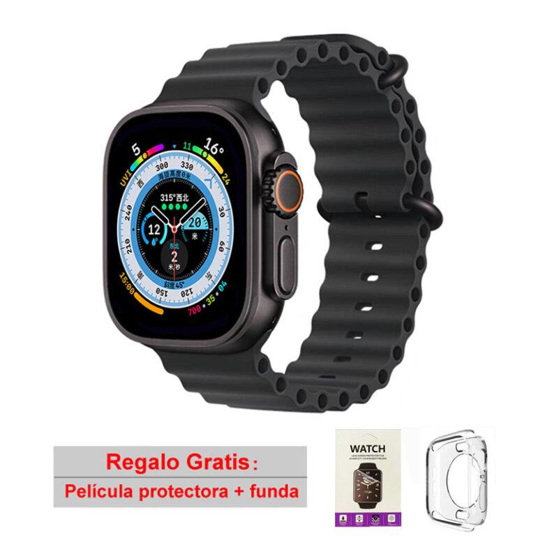 2024 Negro Hello Watch 3 Plus Reloj inteligente AMOLED 450mAH 49mm Ultra Sport Relojes inteligentes Hombre Mujer Música local NFC Llamada Bluetooth | Miravia