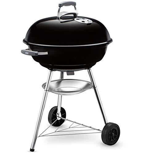 40% DESCUENTO Weber Compact Kettle Barbacoa de Carbón, 57 cm, Negro 1321004