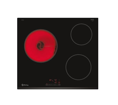 38% DESCUENTO Balay 3EB714LR Placa Vitrocerámica, 60 cm, 2 Zonas de Cocción, Gran zona 23 cm, Bisel delantero, Control Táctil