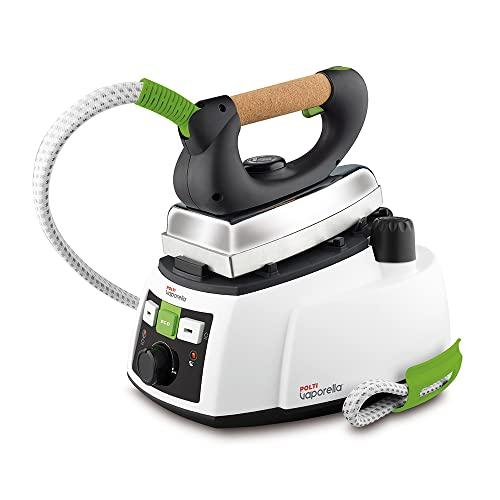36% DESCUENTO Polti Vaporella 535 Eco Pro, Plancha de Vapor con Caldera de Alta Presión de 4 Bares, Potencia 1750 W, Tapón de Seguridad, Función Eco, Color Blanco y Verde