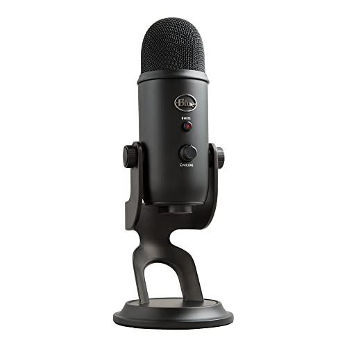 48% DESCUENTO Logitech for Creators Blue Yeti Micrófono USB para Grabación, Streaming, Gaming, Podcasting en PC y Mac, Micro de Condensador para Ordenador, Soporte Ajustable, Plug&Play Negro