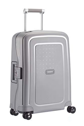 46% DESCUENTO Samsonite S’Cure Spinner S, Equipaje de Mano, 55 cm, 34 L, Plata (Silver)
