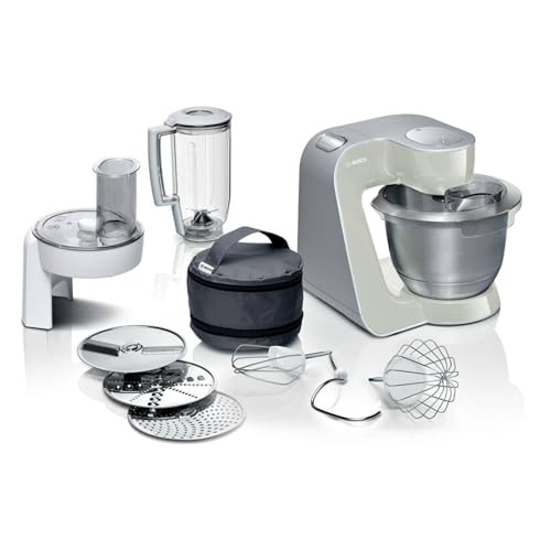 48% DESCUENTO Bosch Robot de cocina, MUM 5, 1000 W, Plateado, MUM58L20