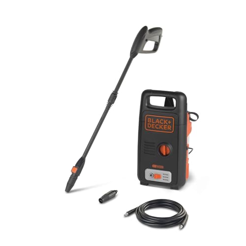 Black+Decker Hidrolimpiadora de Alta Presión BXPW1300E (1300 W, 100 Bar, 390 l/h)