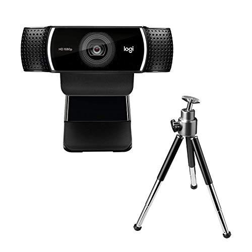 49% DESCUENTO Logitech C922 Pro Stream, Cámara Web para streaming profesional con superrápido HD 720p a 60 fps, Trípode incluido y licencia, Webcam Streaming, Funcionan con Teams, Google Meet, Zoom Negro