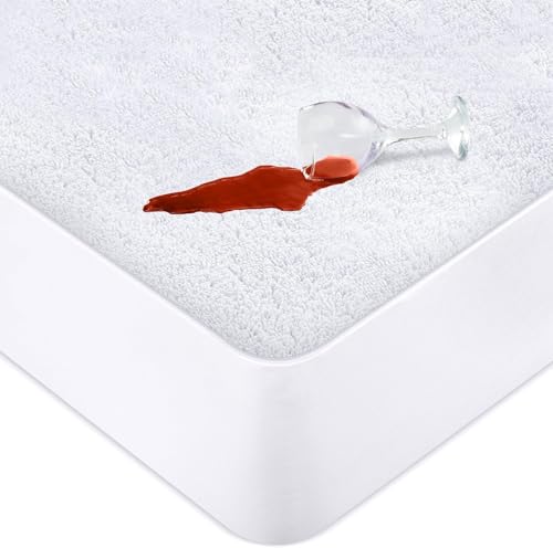 23% DESCUENTO Utopia Bedding Protector Colchón 90 x 190 x 40 cm Impermeable, Certificación Oeko Tex Funda Colchón, Cubre Colchón Transpirable, Elástico En Todo El Contorno