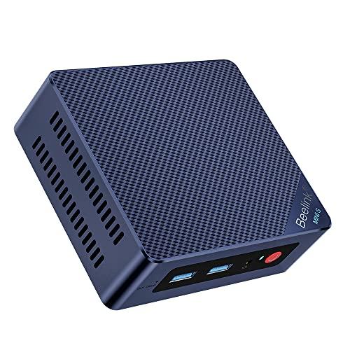 Beelink Mini S12 Pro Mini PC, Mini Ordenador de Sobremesa con Alder Lake N N100, 16G DDR4 +500GB M.2 2280 SATA3 SSD, WIFI6, Dual HDMI, Pantalla Dual, 1000Mbps, BT 5.2