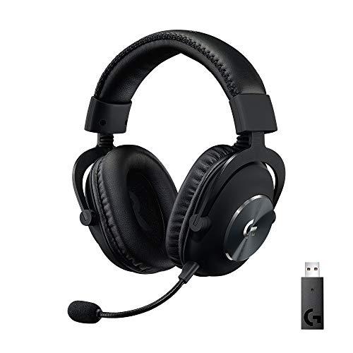 45% DESCUENTO Logitech G PRO X LIGHTSPEED Auriculares inalámbricos para gaming con tecnología de filtro Blue VO!CE, transductores Pro G de 50mm, DTS Headphone: X 2.0, 20+ horas batería, PC, PS5, PS4, Switch Negro