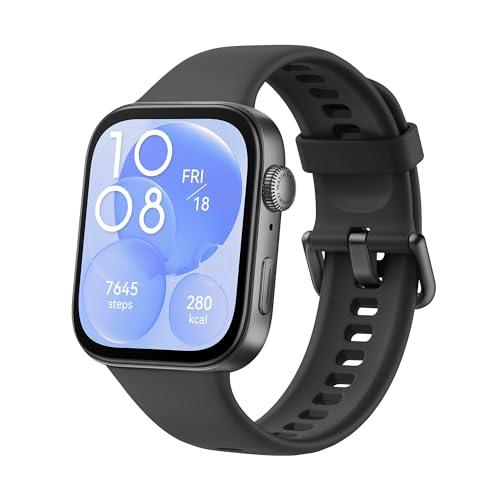 52% DESCUENTO Huawei Watch FIT 3, Pantalla AMOLED de 1.82 Pulgadas, Diseño Ultrafino, Llamadas por Bluetooth, hasta 10 días de batería, Compatible con Android & iOS, Negro