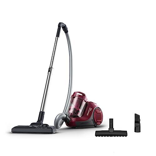 41% DESCUENTO Rowenta Aspiradora Swift Power Cyclonic RO2933 Aspirador sin bolsa de 750 W para parquet, tecnología ciclónica, cabezal alto rendimiento, motor Effitech, burdeos