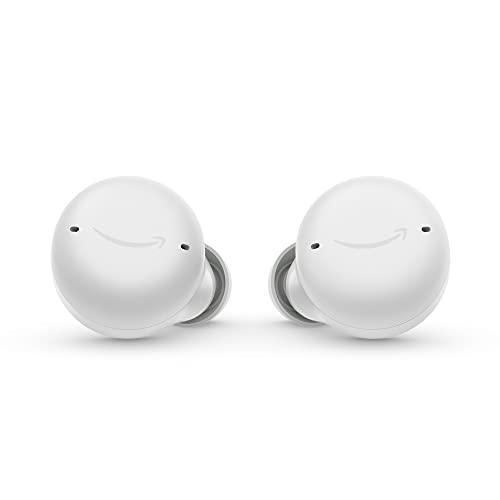 43% DESCUENTO Echo Buds (Última generación) | Auriculares inalámbricos Bluetooth con Alexa, cancelación activa del ruido, micrófono integrado, IPX4 impermeable | Blanco