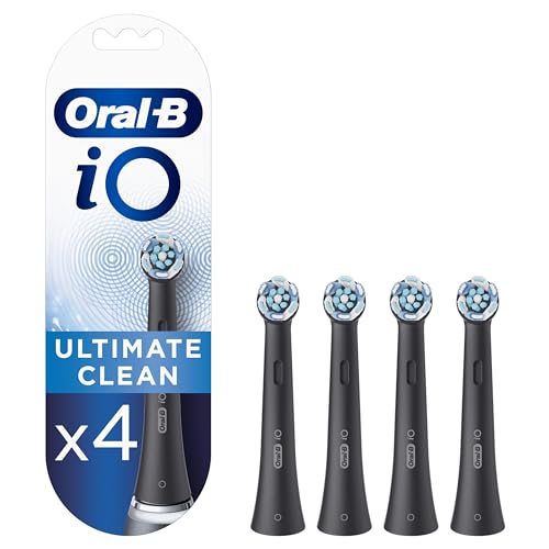 34% DESCUENTO Oral B iO Ultimate Clean Black Cabezales de recambio, Pack de 4 Unidades