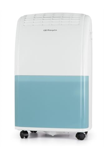21% DESCUENTO Orbegozo Dh 2070, Deshumidificador Con Capacidad De Deshumidificación De 20L/Día, Refrigerante R290, Depósito 3,6 L, Área De Aplicación 120 M2, Sistema Anti Congelación, 420 W, Blanco