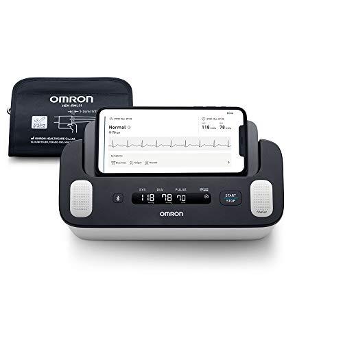 31% DESCUENTO OMRON Complete: Monitor de Presión Arterial y ECG Inteligente para Vigilar la Hipertensión y la FA (Fibrilación Auricular) en Casa