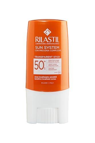 56% DESCUENTO Rilastil Stick Fotoprotector Transparente con Spf 50+, Respetuoso con El Medio Ambiente Y Resistente al Agua, Sin fragancia, 8.5 g (Paquete de 1)