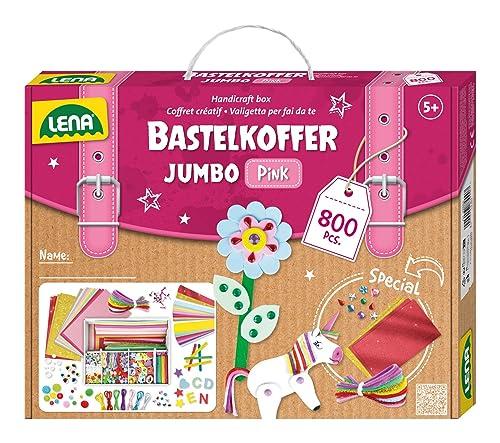 Lena Jumbo Pastel Artesanía Set, Multicolor (SiMM Spielwaren GmbH 42664)