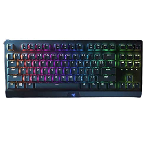 32% DESCUENTO Razer BlackWidow V3 Tenkeyless (Yellow Switch) Teclado compacto para juegos con interruptores mecánicos (teclas ABS, iluminación RGB Chroma) Teclado Español Negro