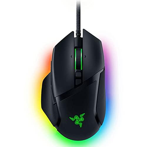 58% DESCUENTO Razer Basilisk V3 Ratón para Juegos Personalizable con Cable (10+1 Botones Programables, Rueda Inclinable Hyperscroll, 11 Zonas De Iluminación, Interruptores Ópticos de Ratón, Sensor Óptico) Negro