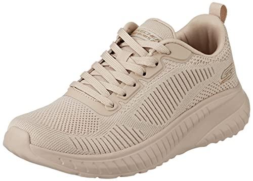 49% DESCUENTO Skechers Bobs Squad Chaos Face Off, Zapatillas Mujer, Natural, 38.5 EU
