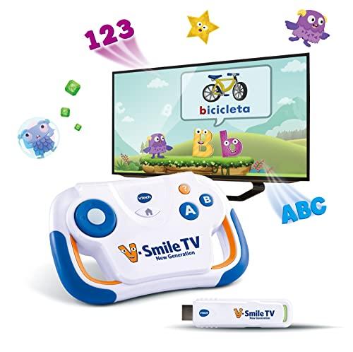 VTech V.Smile TV New Generation | Plug&Play educativa para niños +3 años | Versión ESP | Multicolor