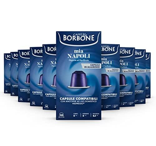 Caffè Borbone Mezcla «Mia Napoli»   100 cápsulas   Compatible con Cafeteras de uso domestico Nespresso