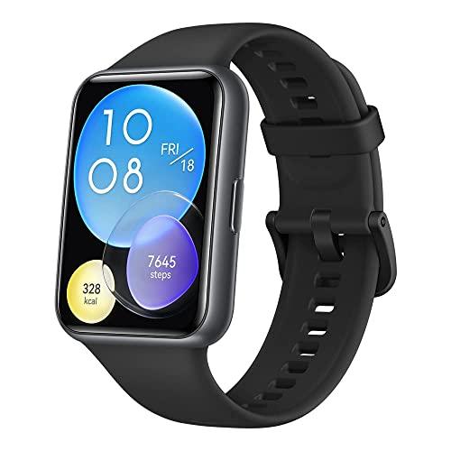 56% DESCUENTO HUAWEI Watch Fit 2 Smartwatch Deportivo con GPS, Llamadas Bluetooth, Gestión de Vida Saludable, Batería Larga Duración, Animaciones Entrenamiento Rápido, Monitorización SpO2, Negro