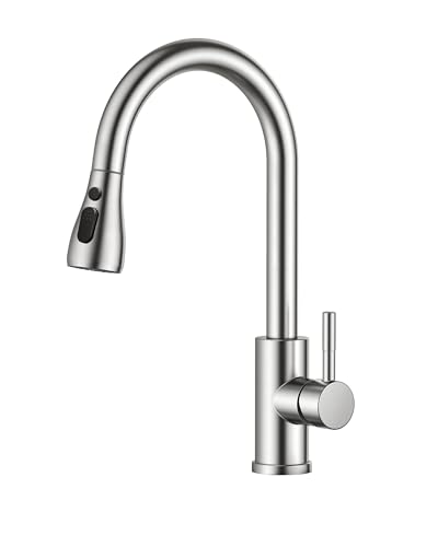 BUENA OFERTA 22% DESCUENTO FORIOUS Grifo Cocina Extraible, Grifo Cocina Fregadero con 3 Modos Giratorio a 360° Torneira Cozinha Monomando, Acero Inoxidable