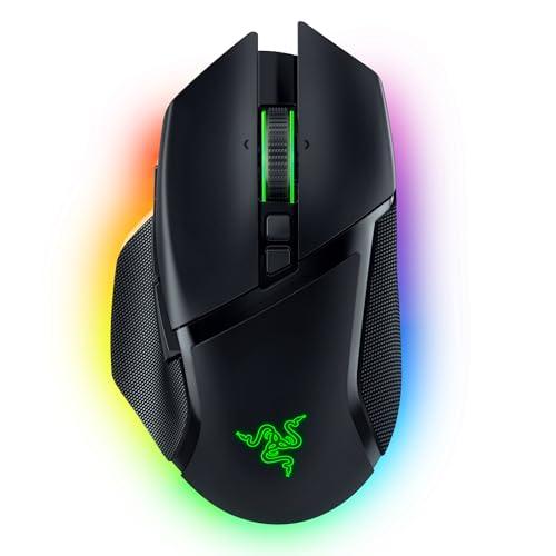 45% DESCUENTO Razer Basilisk V3 Pro Ratón Inalámbrico Personalizable para Juegos con Rueda Inclinable Hyperscroll (Sensor Óptico Focus Pro 30K, Iluminación Cromática de 13 Zonas, Botones Programables 11) Negro