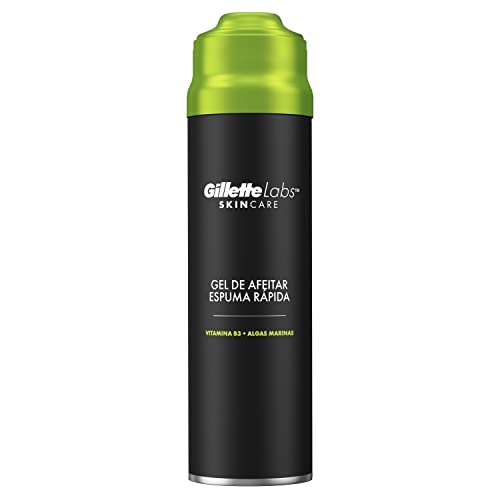 48% DESCUENTO Gillette Labs Gel de Afeitar con Espuma Rápida, Refresca, Calmar y Protege Contra la Irritación de la Piel Durante el Afeitado, Fácil Aclarado, 198ml
