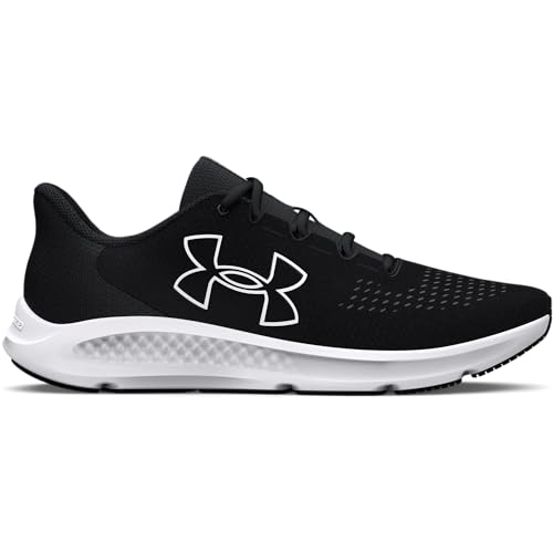 23% DESCUENTO Under Armour UA Charged Pursuit 3 BL, Zapatillas para Correr Hombre, Black/Black/White, 44.5 EU