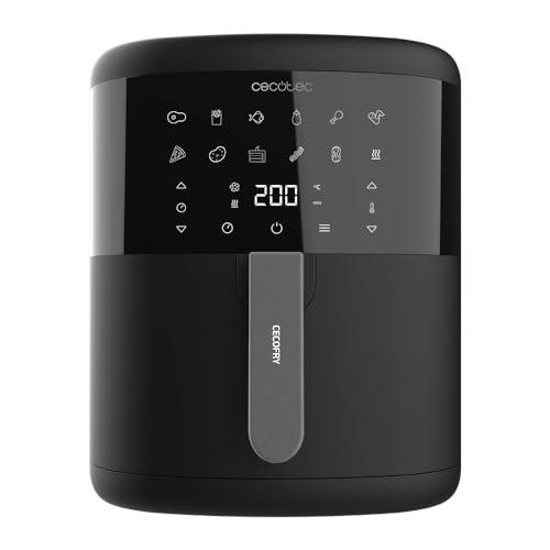 DESCUENTAZO 52% DESCUENTO Cecotec Freidora de Aire de 6L sin Aceite Cecofry Bombastik 6000, Air Fryer. 1700W, Aire Caliente, PerfectCook, Regulación de Temperatura y Tiempo, Control Táctil, 12 Modos, Temporizador, Negro