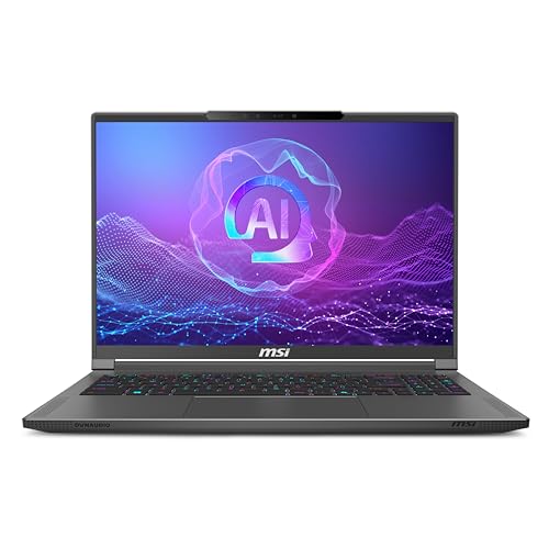 23% DESCUENTO MSI Stealth A16 AI A3XVFG 247XES Copilot PC portátil Gaming 16 Pulgadas, 16:10 QHD (2560 x 1600), 240Hz, AMD Ryzen AI 9 HX 370, RTX 4060, 32GB RAM, 1TB SSD, Free Dos, QWERTY Español