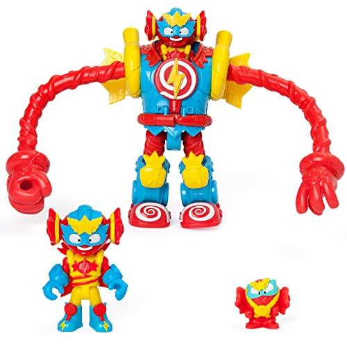 50% DESCUENTO SUPERTHINGS Superbot Sugarfun – Robot articulado Héroe con Brazos moldeables y Accesorio de Combate. Incluye 1 Kazoom Kid y 1 SuperThing Exclusivo