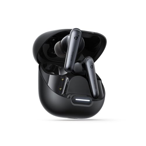 33% DESCUENTO soundcore by Anker Liberty 4 NC Auriculares Inalambricos Bluetooth, 98,5% Reducción del Ruido, Cancelación Ruido Adaptable a oídos y Entorno, Hi Res Audio, 50 Horas, Carga inalámbrica, Bluetooth 5.3