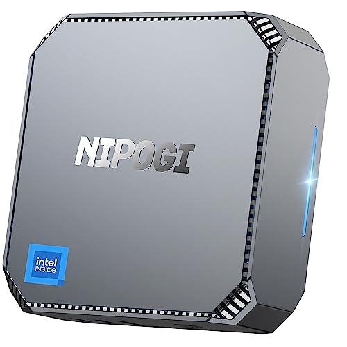 22% DESCUENTO NiPoGi AK2PLUS Mini PC N100 Ιntel Alder Lake(Beat Ν95,hasta 3,40GHz, 6W Solo),16GB DDR4 512GB M.2 SSD Mini Ordenador,4K Mini PC Sobremesa 2xHDMI/WiFi 5/BT4.2/RJ45,Micro PC para Casa/Negocios