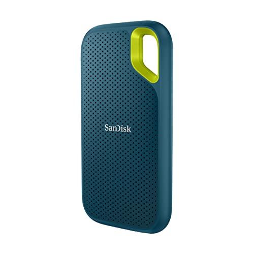 SanDisk 4TB Extreme SSD portátil, USB C, Memoria de estado sólido NVMe externa, hasta 1050 MB/s, Clasificación IP65 de resistencia al agua y al polvo Monterey