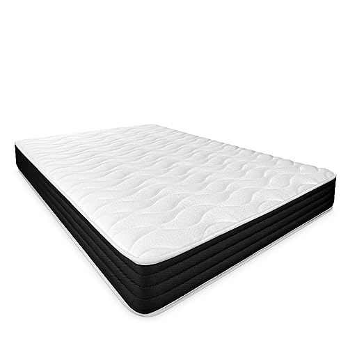 38% DESCUENTO DUÉRMETE ONLINE Colchón Viscoelástico Pocket Visco Reversible (Cara Invierno Verano) Firmeza Dureza Media Alta, Grosor 20cm, Antiácaros, Antibacerias e Hipoalergénico, 150×190