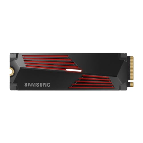 24% DESCUENTO Samsung 990 PRO con disipador 4TB hasta 7.450MB/s PCIe 4.0 NVMe M.2 (2280) SSD interno (MZ V9P4T0CW)