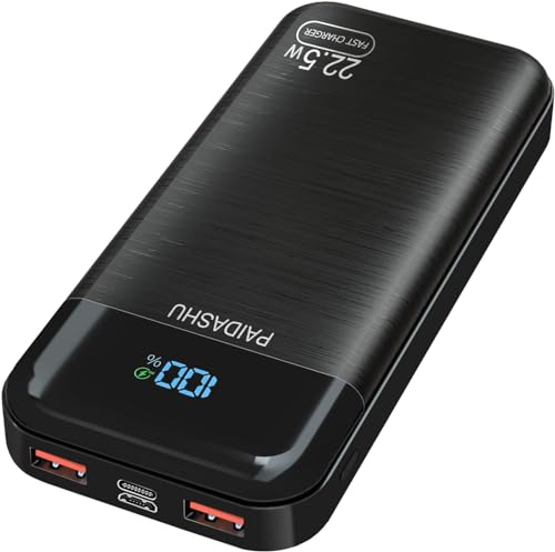 41% DESCUENTO Batería Externa 27.000mAh, 22.5W Power Bank PD3.0 QC4.0 USB C PD Cargador Portátil Carga Rápida con Pantalla LCD y Outputs para Smartphones, Tablets y más