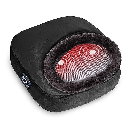 22% DESCUENTO Snailax masajeador de pies con calor, masajeador de pies con vibración, 2 en 1, calentador de pies con 5 modos de masaje, regalos