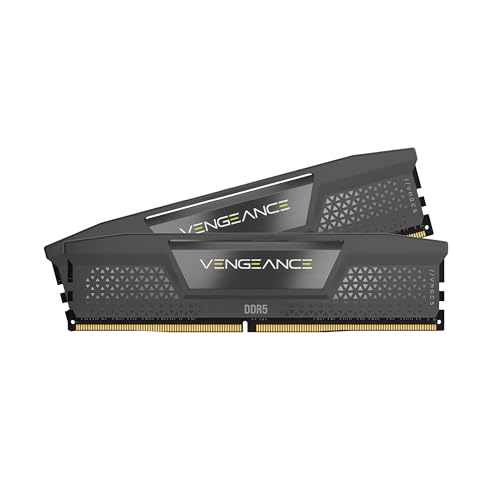 33% DESCUENTO CORSAIR VENGEANCE DDR5 32GB (2x16GB) DDR5 6000MHz CL36 AMD EXPO Intel XMP iCUE Memoria de Ordenador Compatible Gris (CMK32GX5M2E6000Z36)