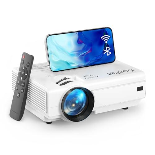 42% DESCUENTO 【Enfoque Manual】 Proyector Portatil, XuanPad Proyector Bluetooth WiFi6, 1080P Proyector Portatil Inteligente, Proyector para Cine en Casa para iOS/Android/TV Stick