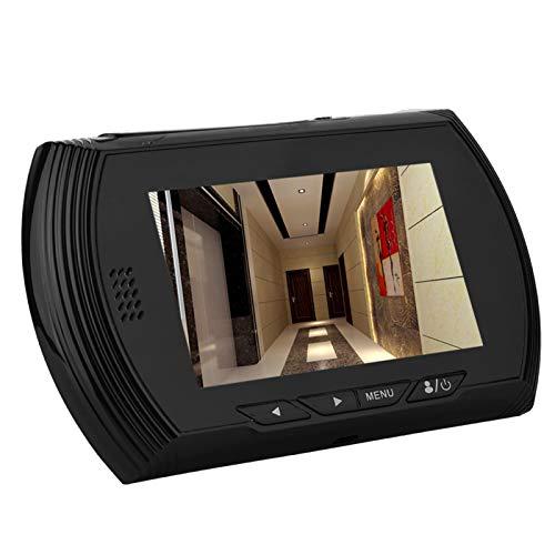 Cámara de Seguridad con Timbre con Pantalla a Color TFT de 4,5 Pulgadas Gran Angular con Visión Nocturna por Infrarrojos para Seguridad en el Hogar