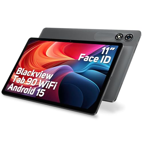 29% DESCUENTO Blackview Android 15 Tablet Tab90Wifi, 12GB RAM 128GB ROM/1TB TF Gaming Tablets 11 Pulgadas, Widevine L1/8200mAh/5G WiFi/8MP+13MP/Face ID/Bluetooth 5.0/2 Altavoces/3.5mm Jack/2024 Octa Core Tablet