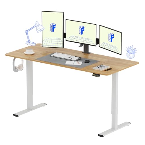 20% DESCUENTO FLEXISPOT Escritorio de Pie con Tablero (Arce,180×80cm), Standing Desk, Escritorio Elevable Eléctrico Ordenador Mesa Gaming Ajustable en Altura con Memoria de Altura Automática Inteligente