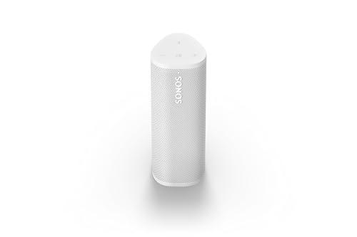 23% DESCUENTO Sonos Roam 2 | Altavoz portátil Impermeable y Ligero con Bluetooth, Wi Fi, 10 Horas de autonomía, Control por Voz y Uso Tanto en Interior como Exterior Blanco